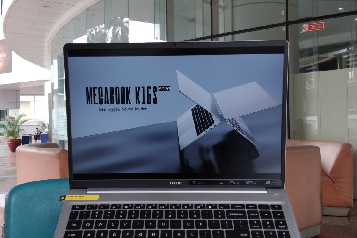 Hands-on Laptop Tecno Megabook K16S: Layar Lebar dengan Harga Terjangkau Rp 6 Jutaan